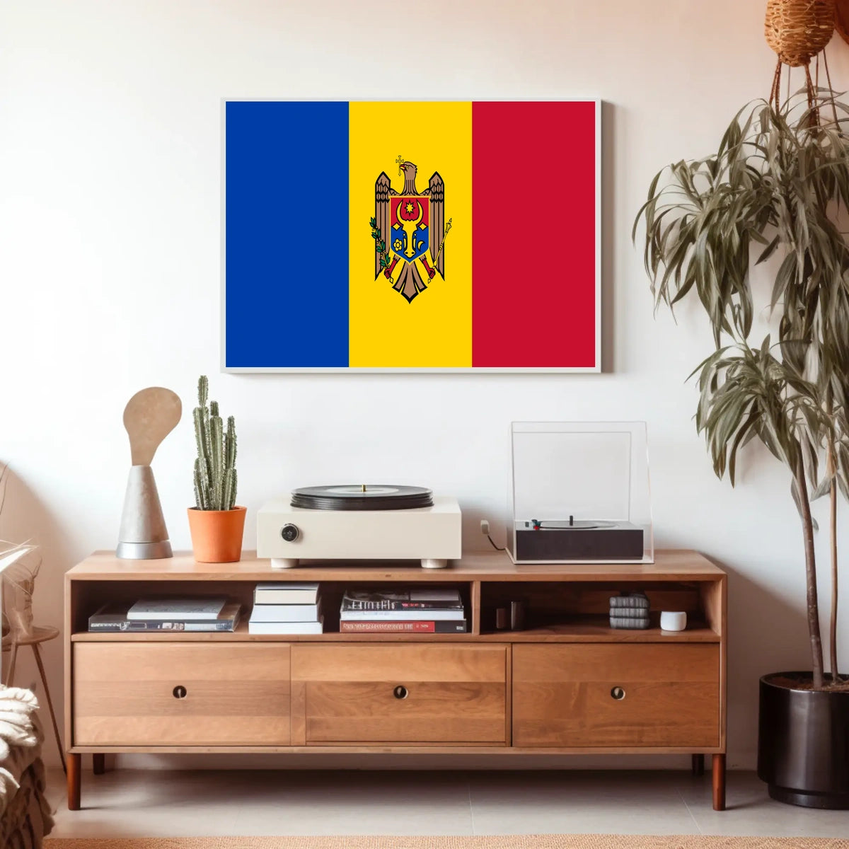 Moldova, Republic of Flag Poster