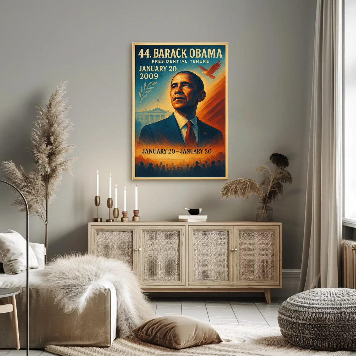 Barack Obama Artistic Tenure Historical or Presidential Poster