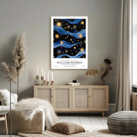 William Morris Cotton Prints Exhibition Poster