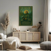St. Kevin of Glendalough Poster PosterGoat