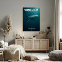 Whaleshark Awe-Inspiring Poster PosterGoat