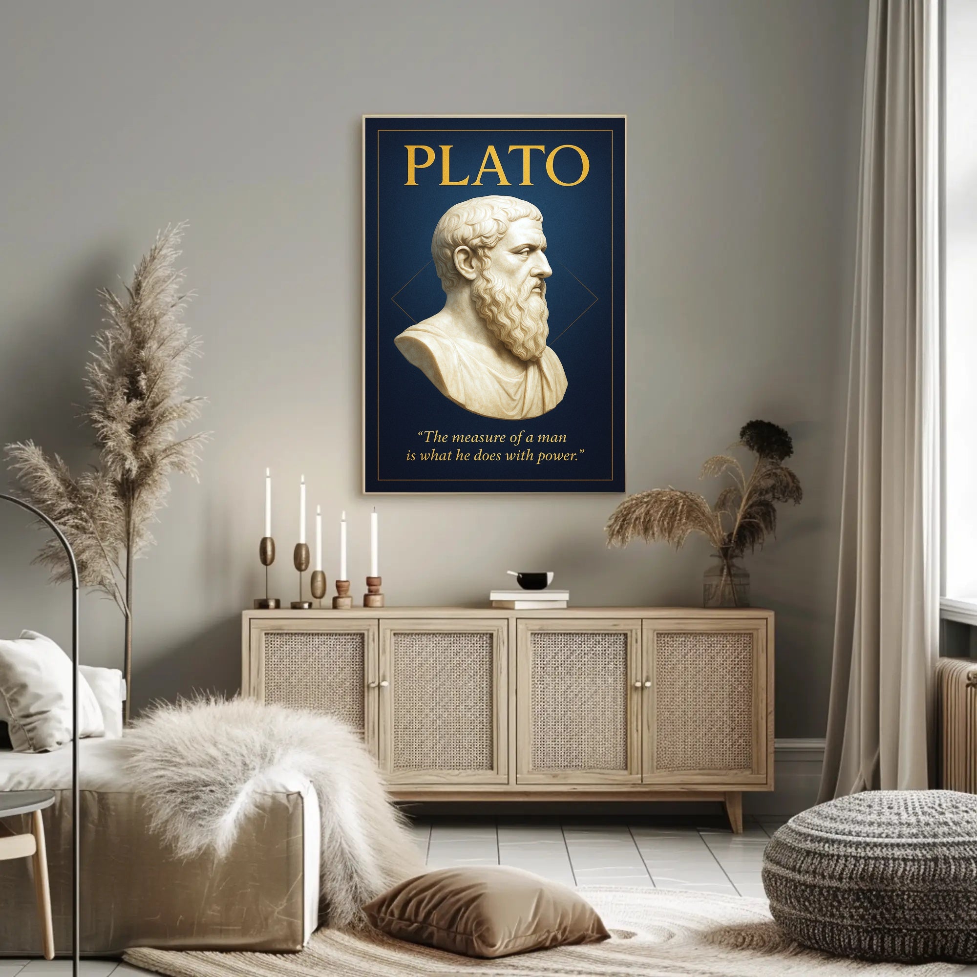 Plato The Measure of a Man Poster PosterGoat