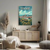 Scenic Tuscany Landscape Poster