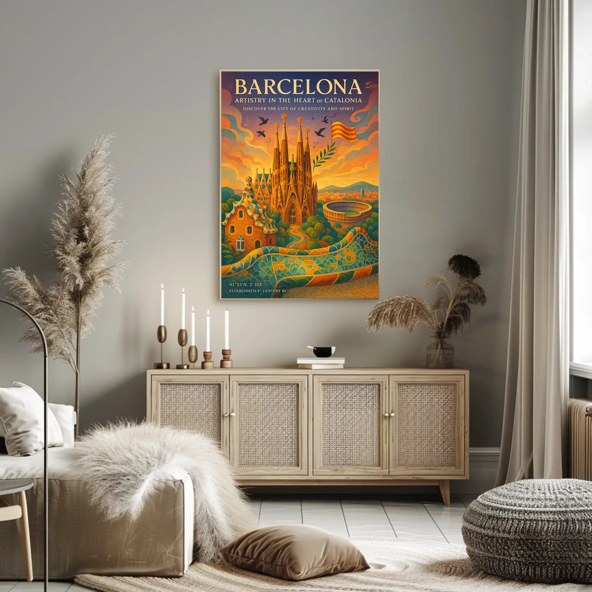 Barcelona Artistry in the Heart of Catalonia Poster