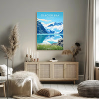 Glacial Serenity: Glacier Bay National Park Poster