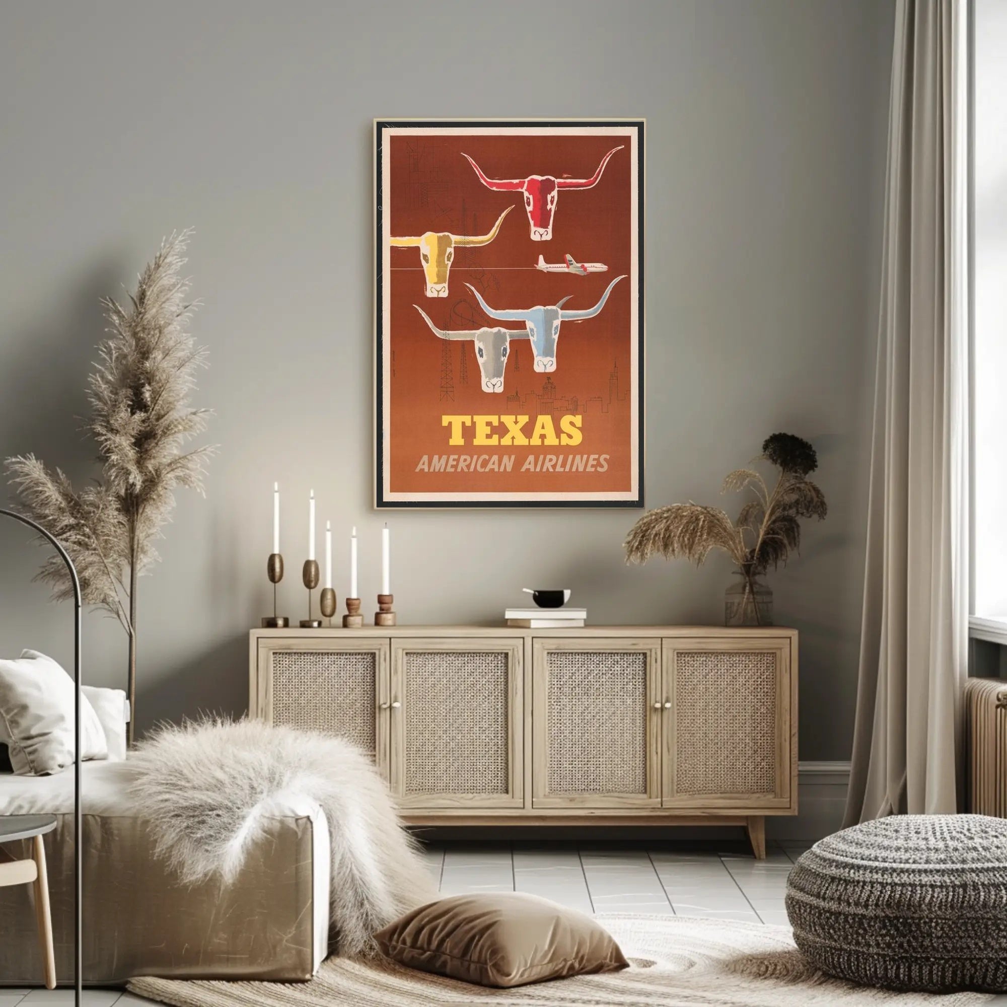 Texas Travel Poster PosterGoat