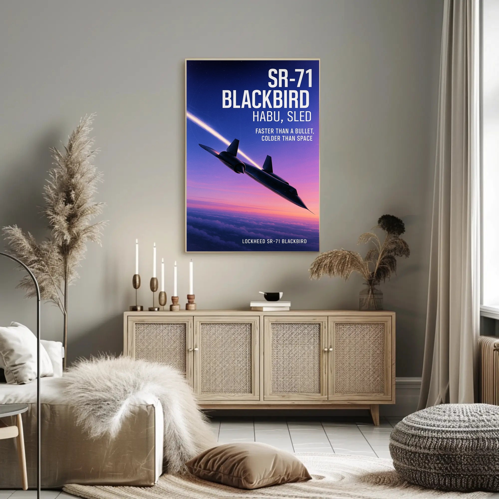 SR-71 Blackbird Poster PosterGoat