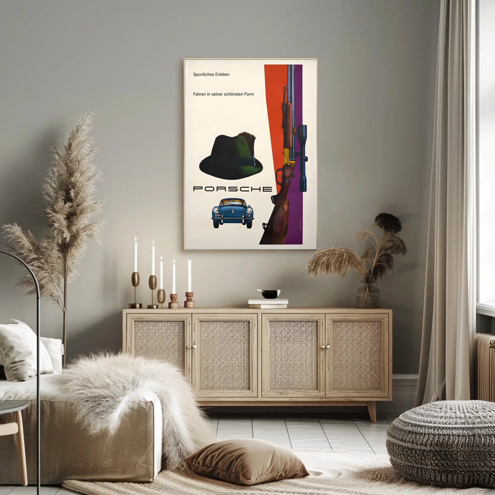 Sportliches Erleben mit Porsche Poster