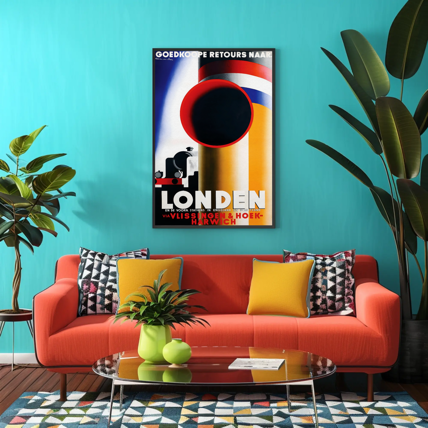 London Railway Travel Poster