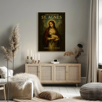 The Legend of St. Agnes Poster PosterGoat