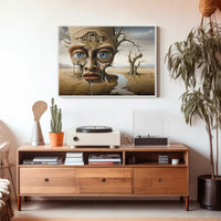 Tree-Face Surreal Landscape Fantasy or Mythology Poster