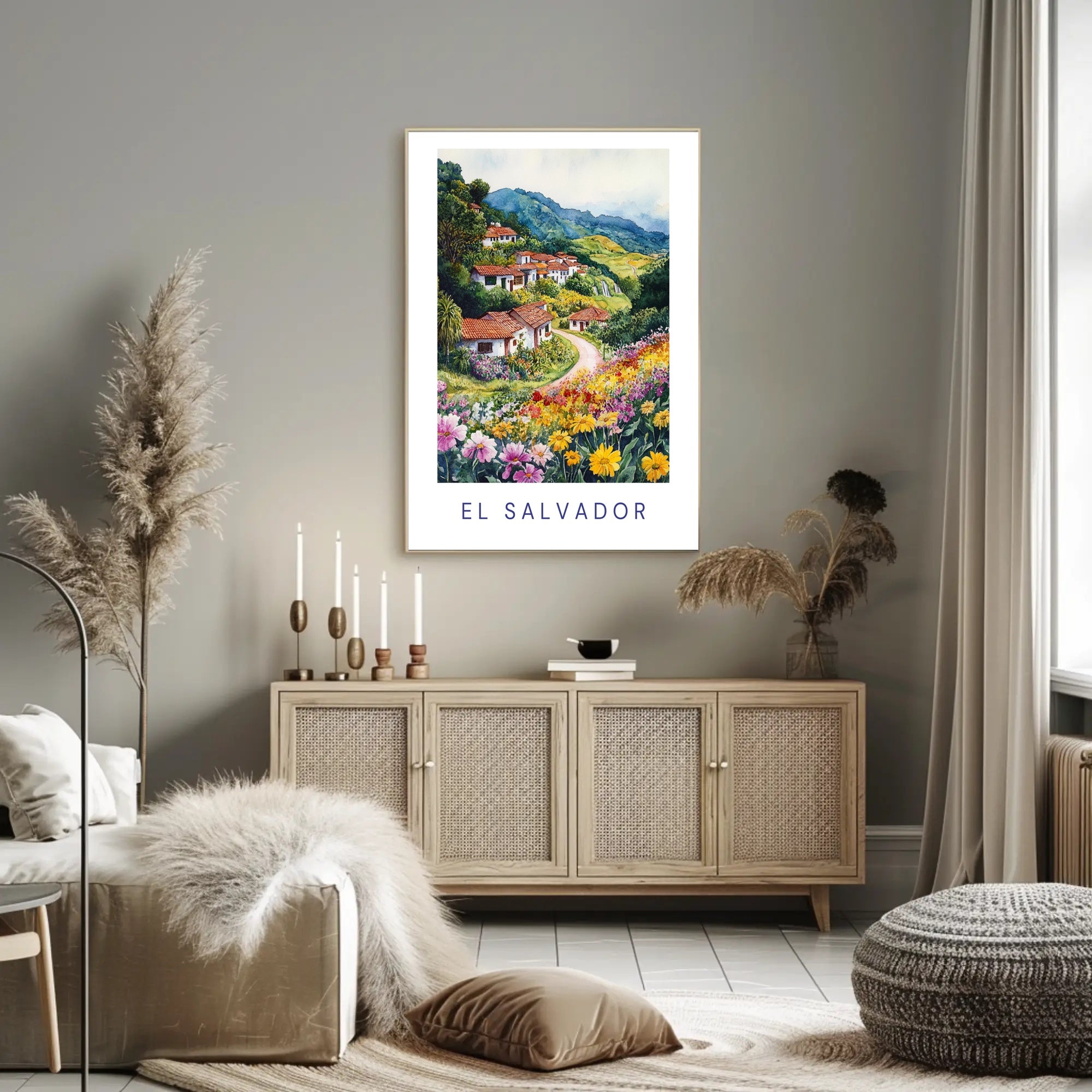 Scenic Beauty of El Salvador Poster PosterGoat