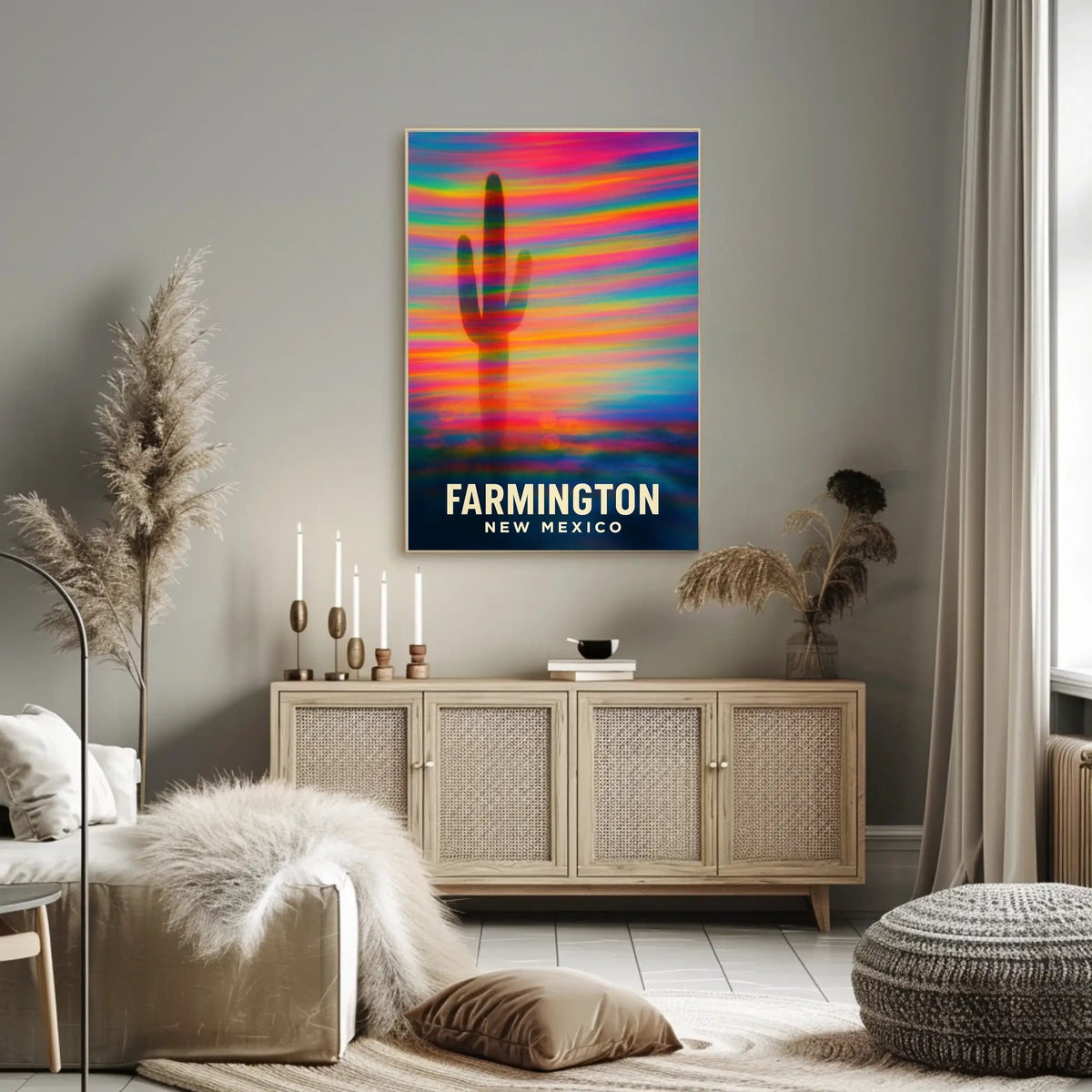 Farmington New Mexico Scenic Wanderlust Photography Poster
