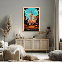 Cleveland Cityscape Poster