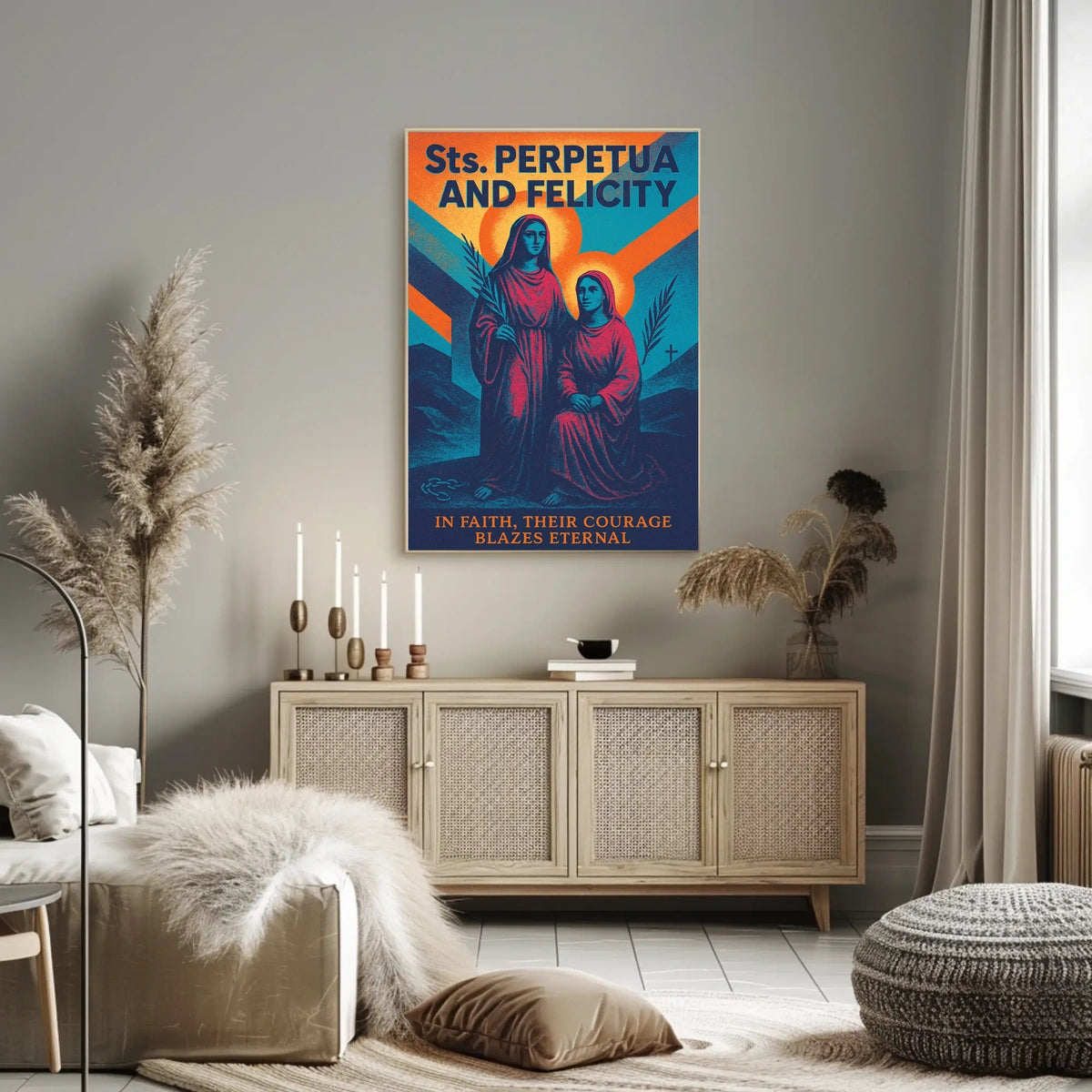 Saints Perpetua and Felicity Poster