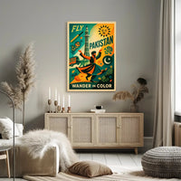 Wander In Color Pakistan's Cultural Expression Poster PosterGoat