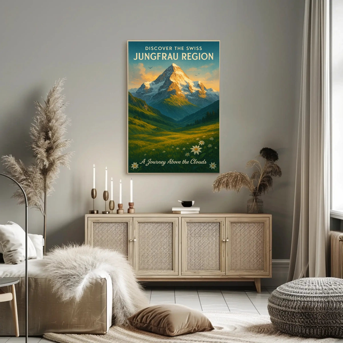Discover the Swiss Jungfrau Region Poster