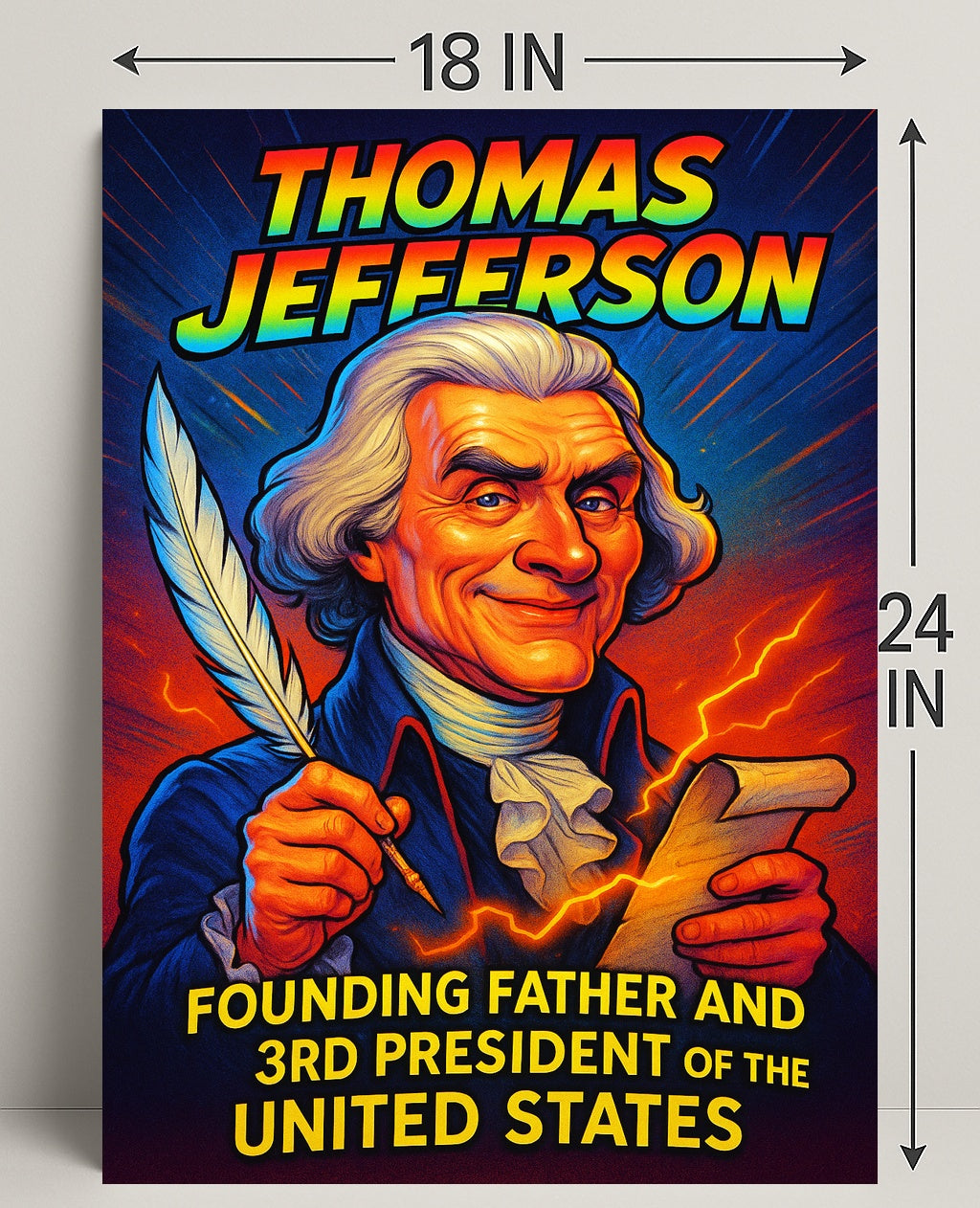 Thomas Jefferson 3rd President Poster PosterGoat