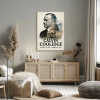 Calvin Coolidge 30th President of the United States Reflections Poster