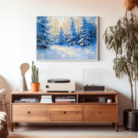 Winter's Tranquil Palette Poster