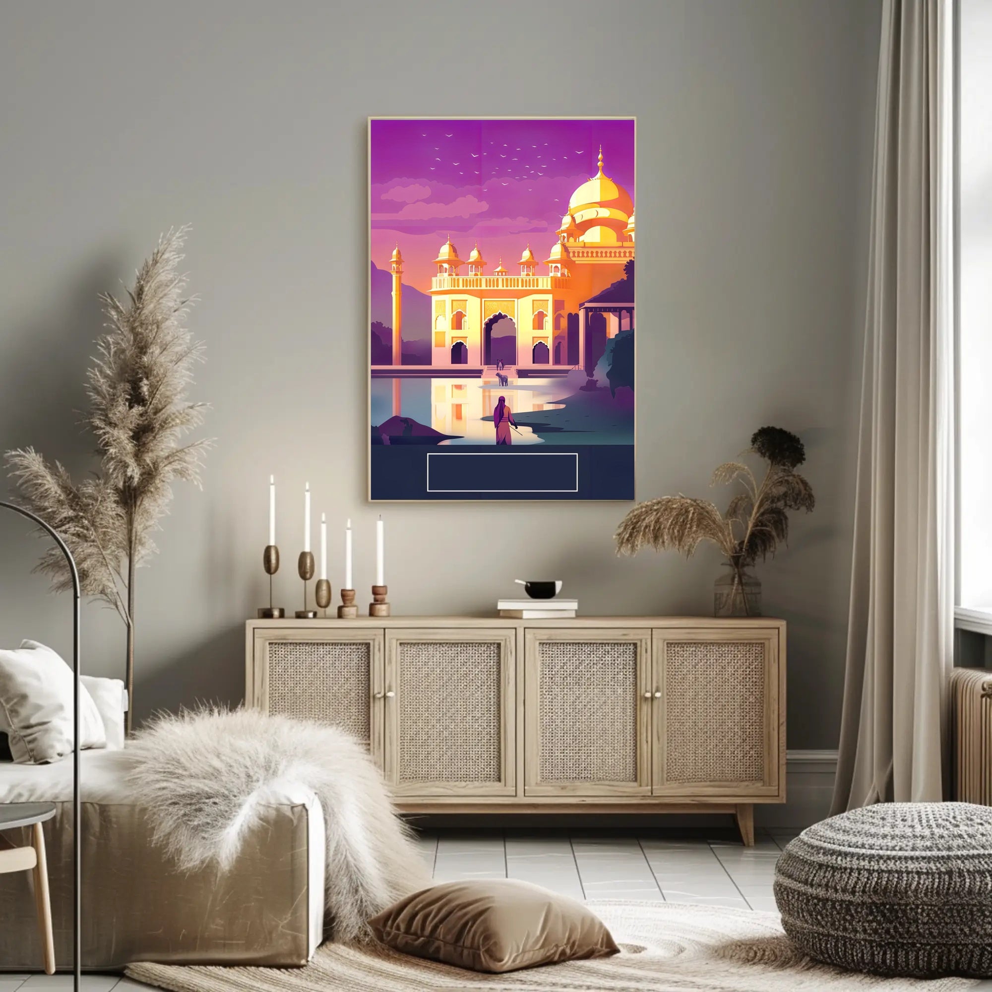 Tranquil Evening at the Palace Poster