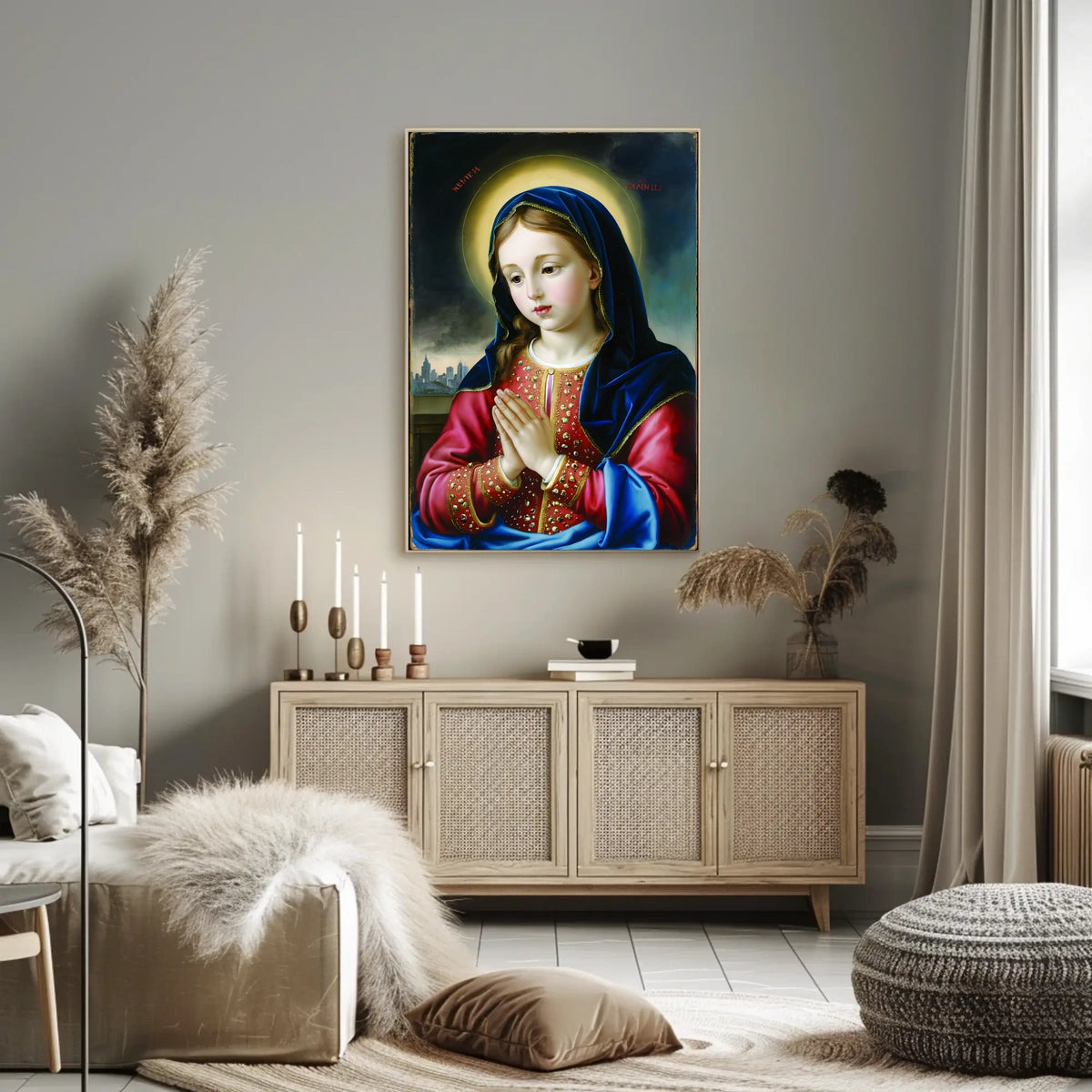 The Praying Saint Poster