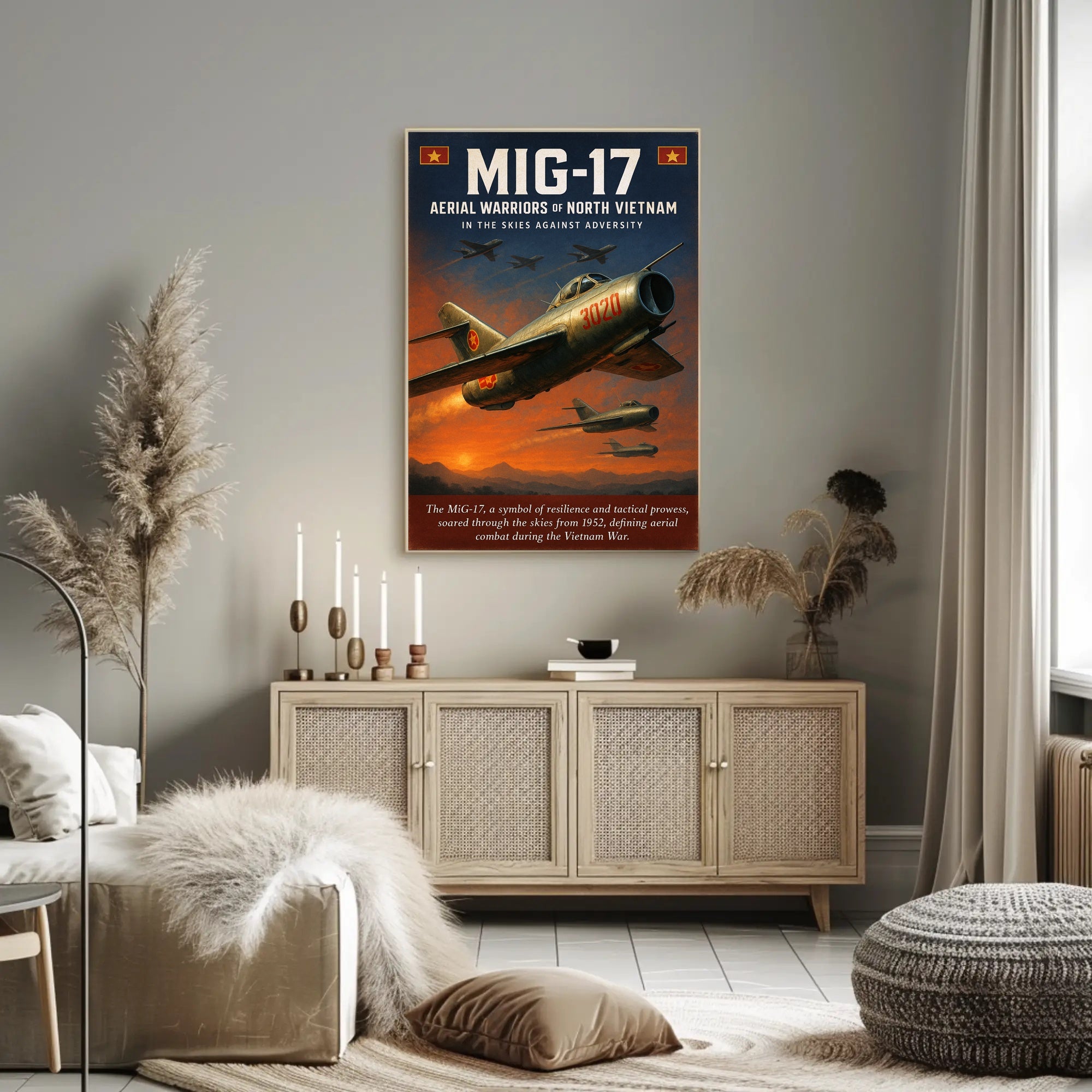 MiG-17 Aerial Warriors of North Vietnam Poster