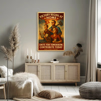 Victory Begins at Home Poster