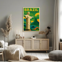 Brazil Travel Poster