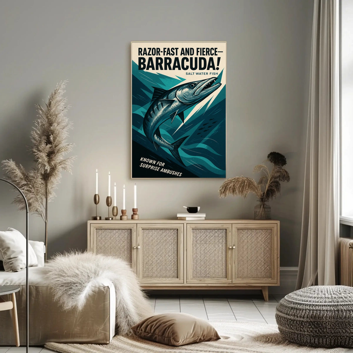 Barracuda Razor-Fast and Fierce Poster