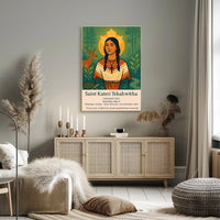 Saint Kateri Tekakwitha Poster PosterGoat