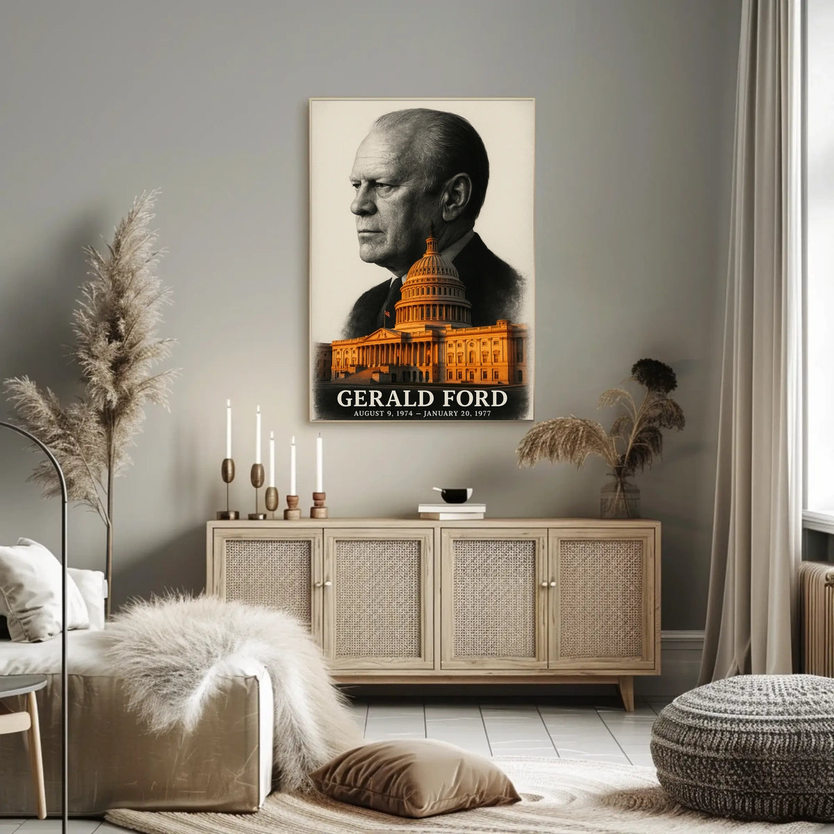 Gerald Ford 38th President of the United States Reflections Poster