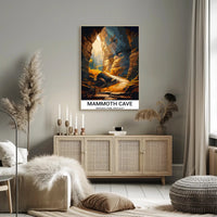 Mammoth Cave Vintage National Park Adventure Poster