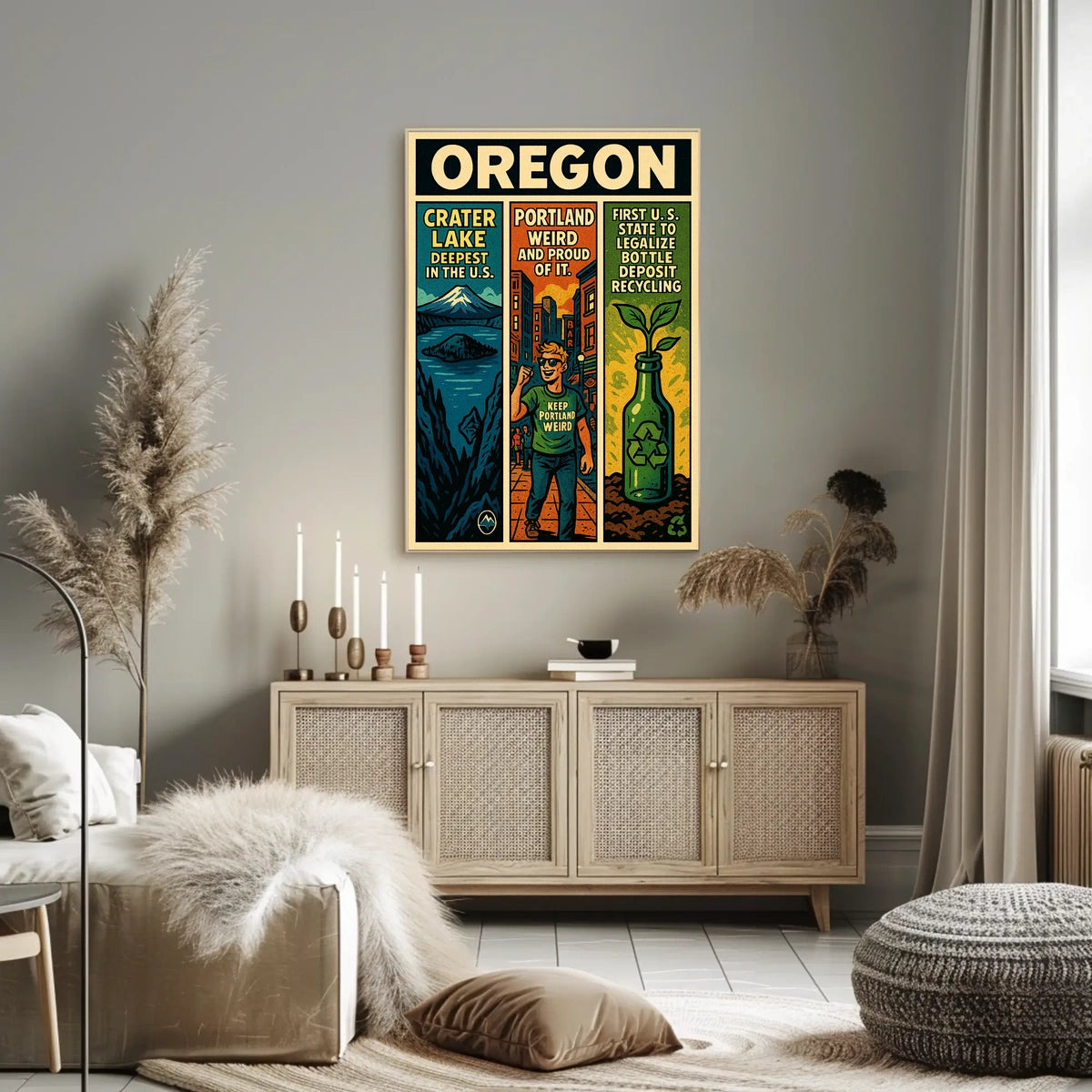 Discover Oregon Poster