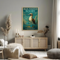 Blue Footed Booby Natures Masterpiece Poster