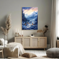 Winter Wonderland Village Poster