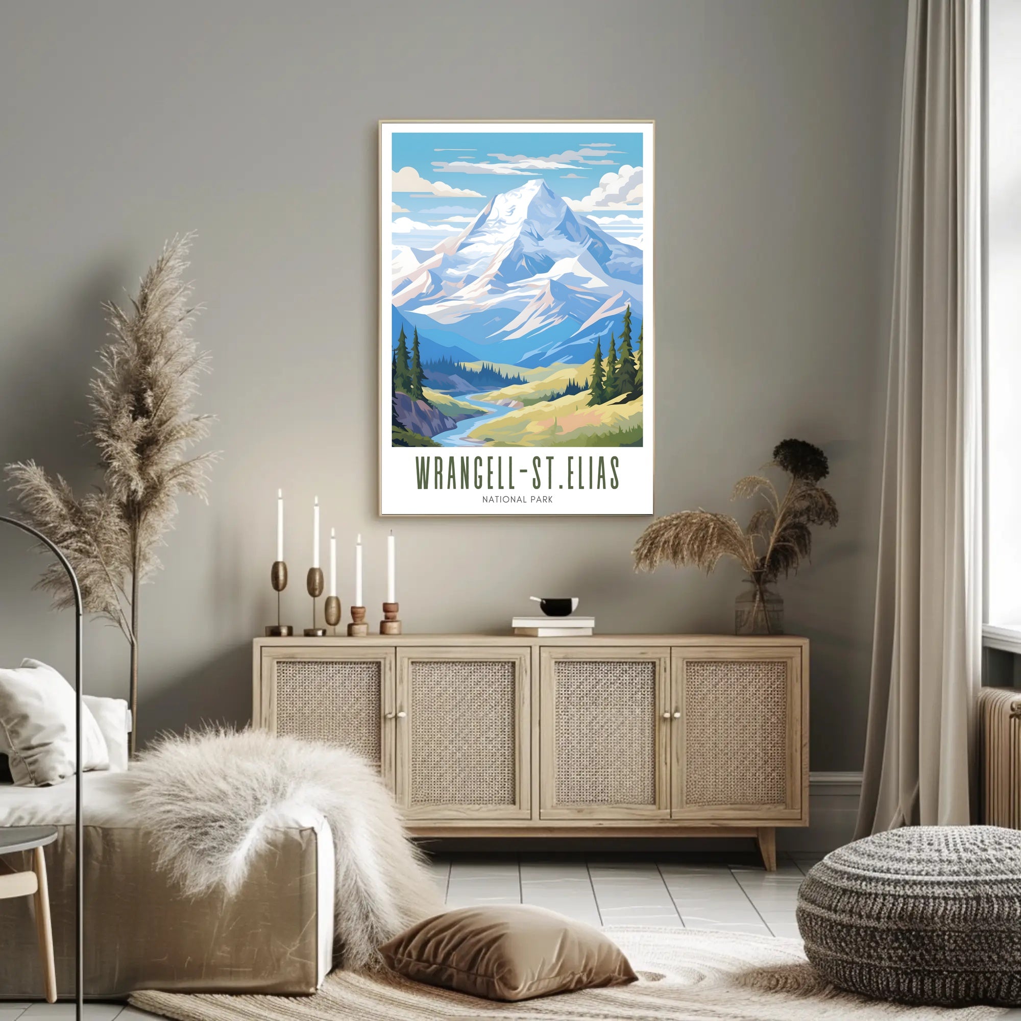 Wrangell St Elias National Park Poster Print