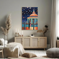 Starry Night Romance Poster