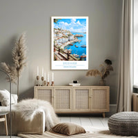 Scenic View of Brixham Poster