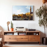 Venetian Celebration of Gondolas and Architecture Travel Poster