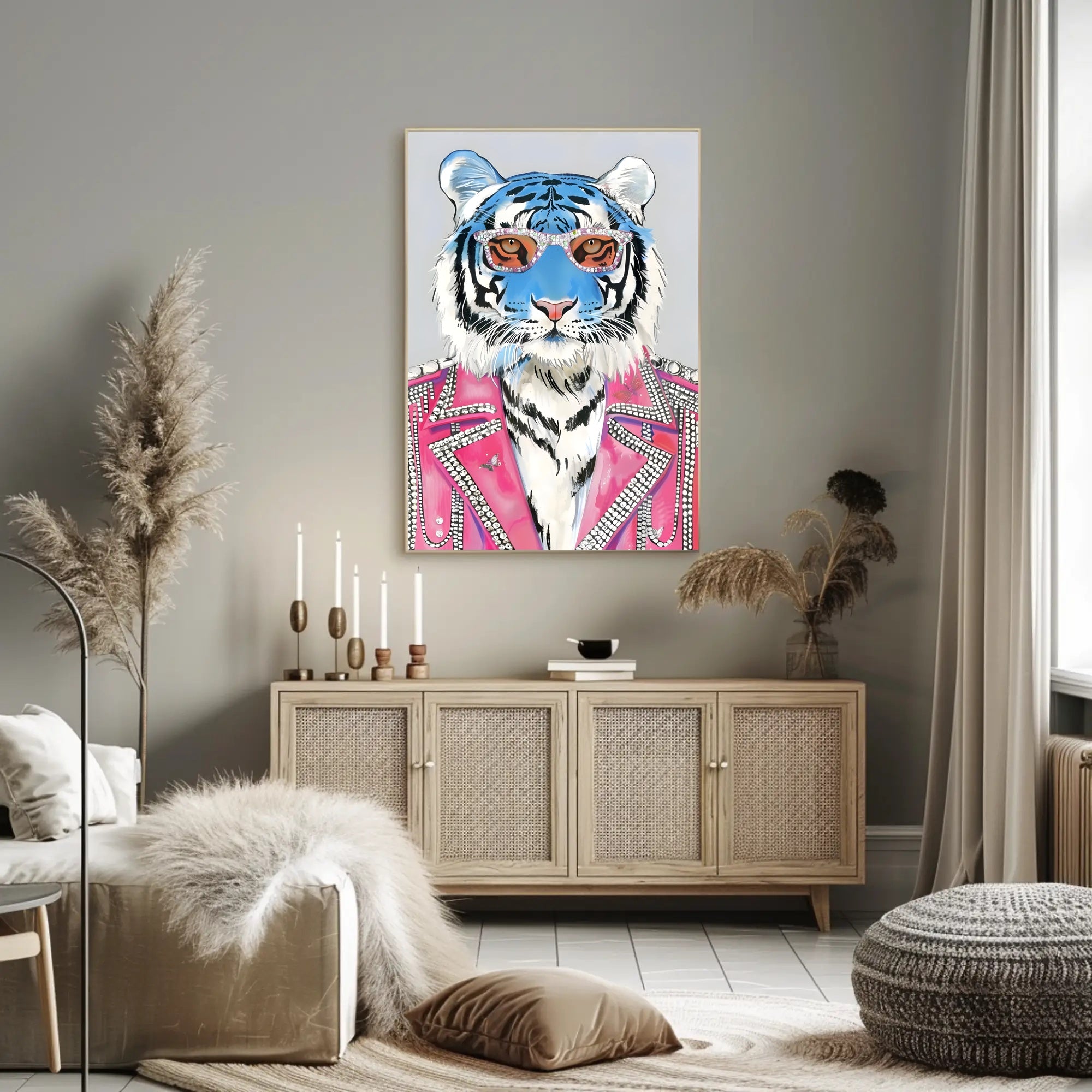 The Stylish Tiger Poster