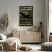 B-26 Marauder WWII Aircraft Tribute WWII Poster