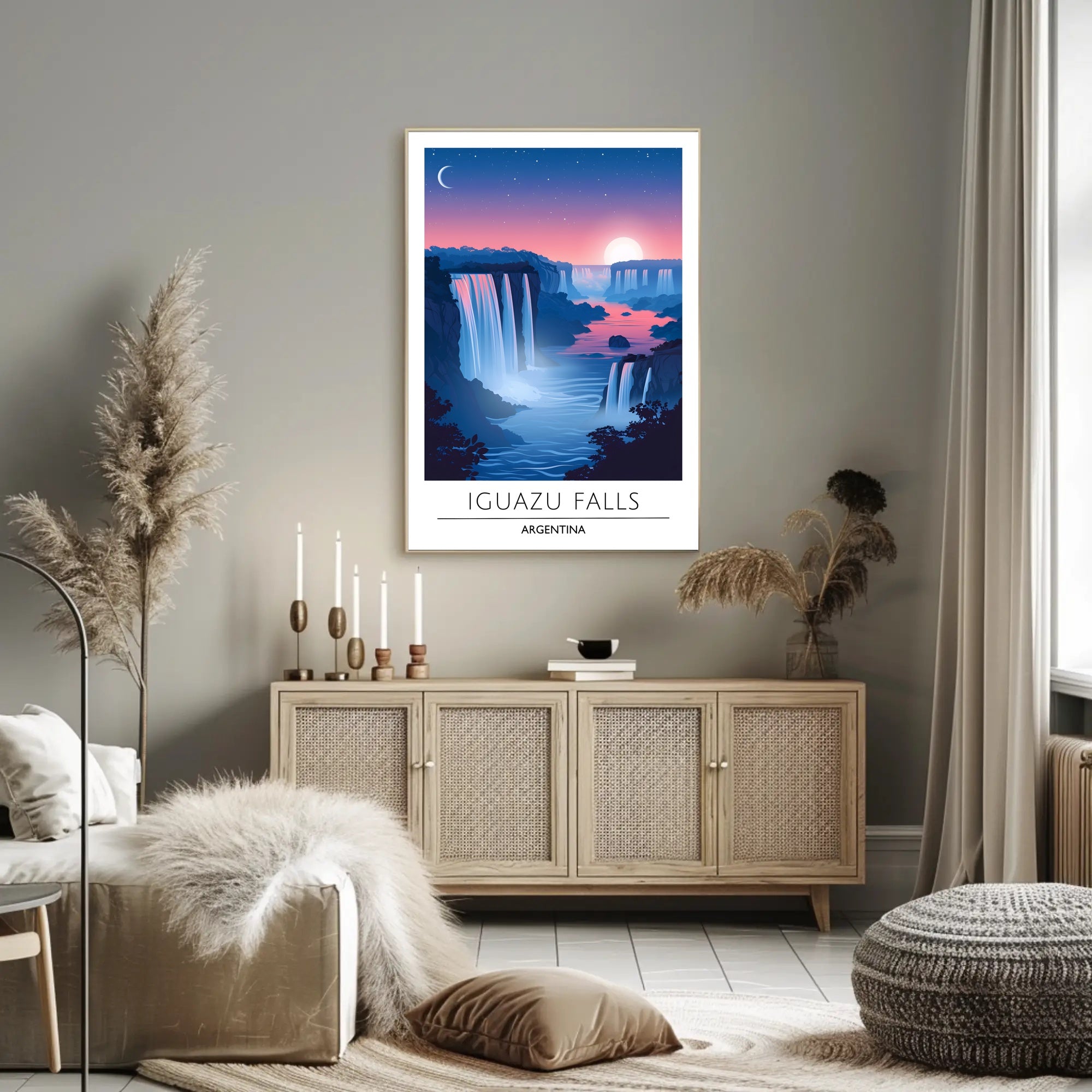 Iguazu Falls Dreamscape Travel Poster