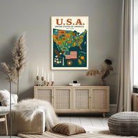 United States Of America Est. 1776 Poster