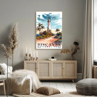 Biscayne Watercolor Wall Art Poster