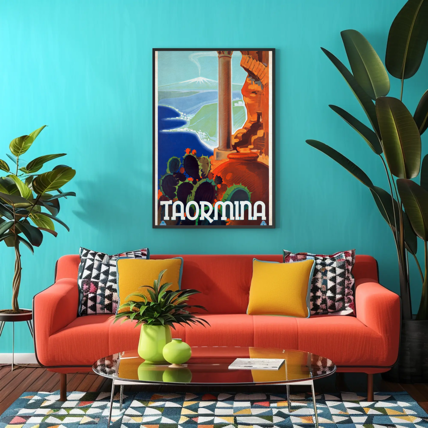 Taormina Travel Poster