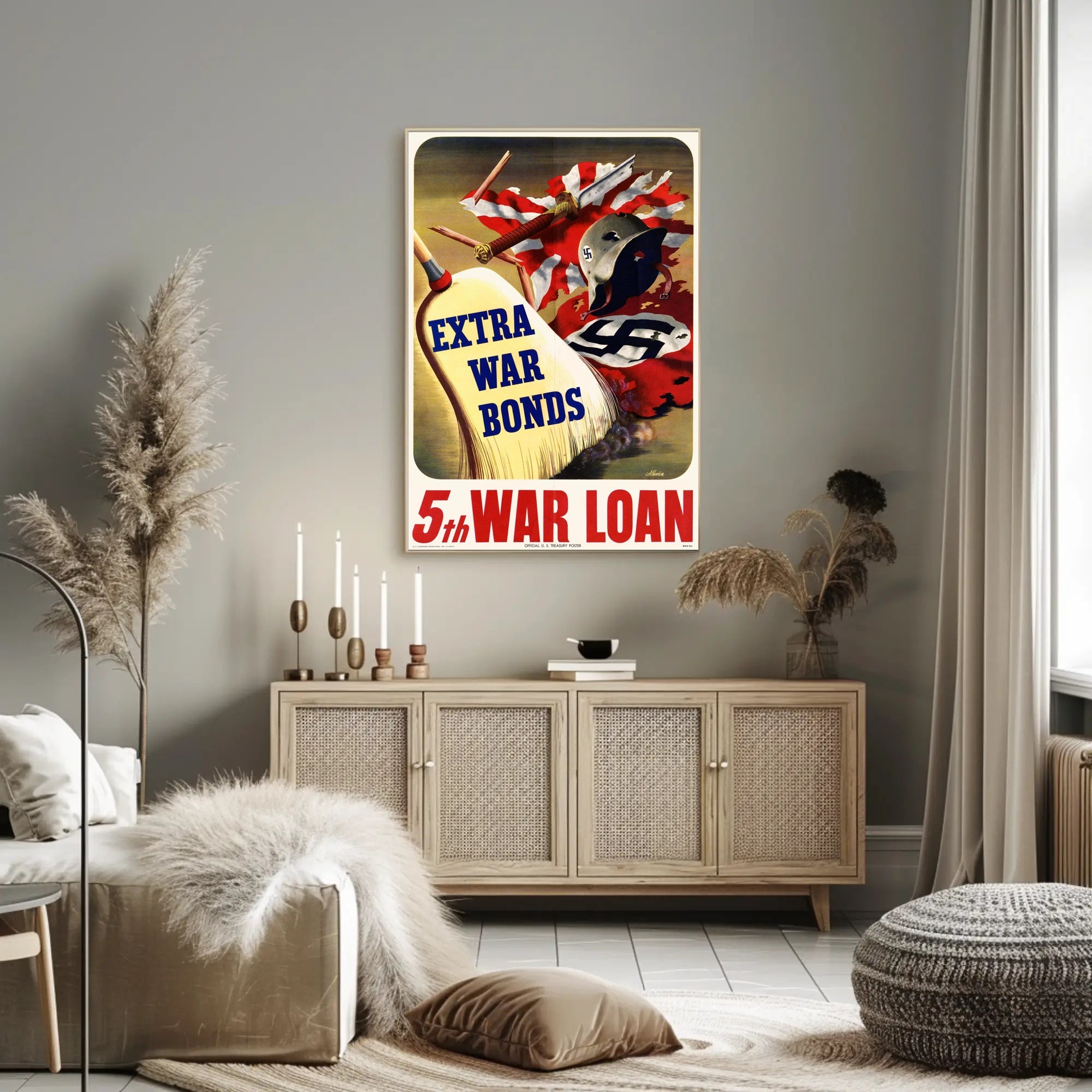 5th War Loan Campaign Art Print for Unique Decor PosterGoat