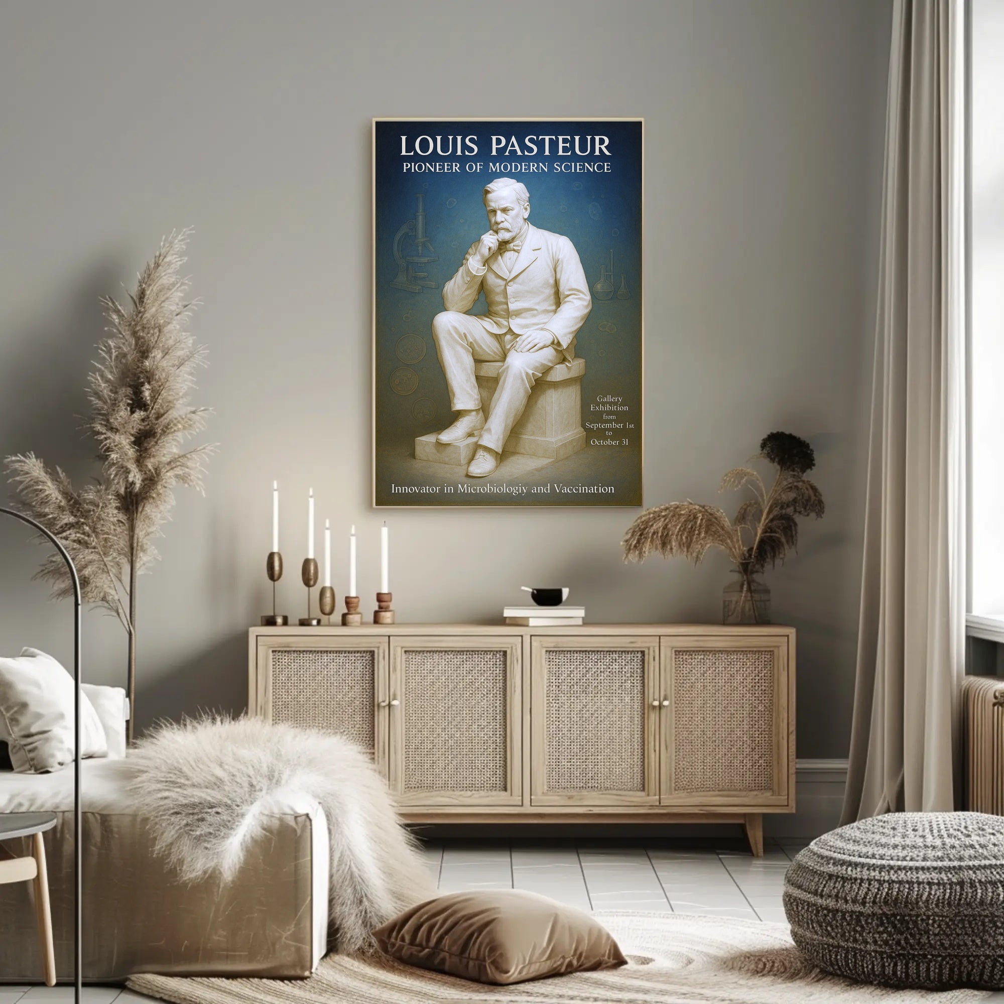 Louis Pasteur Pioneer of Modern Science Poster PosterGoat