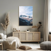 Majestic Alpine Landscape Photorealistic Mountain Poster
