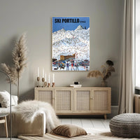 Ski Portillo Chile Vintage Travel Poster PosterGoat